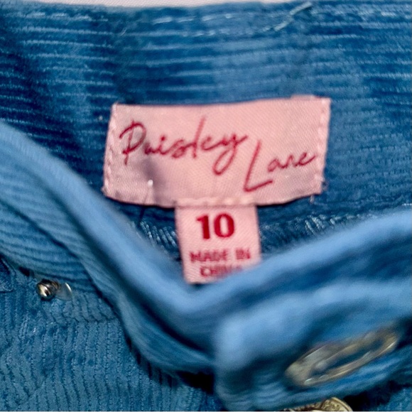 Blue Floral Sweater and Corduroy Pants Set - Picture 5 of 5